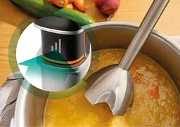 Gorenje Блендер Gorenje заглибний 1500Вт, 3в1, чаша-2,2л, подрібнювач, шатківниця, чорний - мініатюра 5