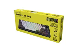 Клавіатура Hator Skyfall 65 Pro Aurum Vanila Silent RGB Wireless/Bluetooth/USB UA Grey/Black (HTK4160UA) - мініатюра 7