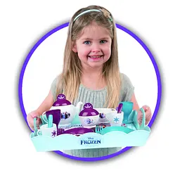 Ігровий набір Smoby Toys Візок Фроузен-2 Знімна таця і сервіз 17 аксесуарів (310517) - мініатюра 4