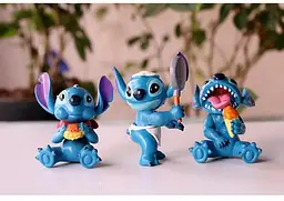 Іграшки фігурки Ліло та Стіч Lilo and Stitch набір 6 шт - мініатюра 5