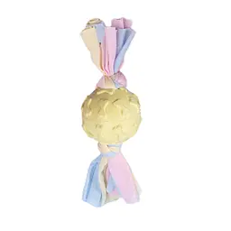 Жувальна іграшка для собак Derby Candy ball with bones and cotton rope