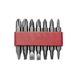 Викрутка магнітна 1/4", 10*50 мм, з комплектом насадок 15 од. CrV INTERTOOL HT-0415 - мініатюра 4