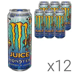 Напій енергетичний безалкогольний Monster Energy Aussie Lemonade з/б 0.5 л 12 шт.