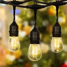 Гірлянда LED Light Edison вулична з ретро лампами 15 шт. 24V 10 метрів - мініатюра 6