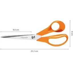 Ножиці універсальні Fiskars Classic 21 см (1005148) - мініатюра 2