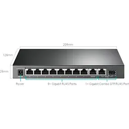 Комутатор TP-Link TL-SG1210MPE (TL-SG1210MPE) - мініатюра 3