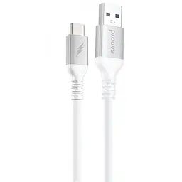 Кабель Proove ReGen Silicone USB to Type-C 3A (1m) white