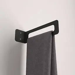 Тримач для рушників Nice & Cozy Simple чорний - мініатюра 2