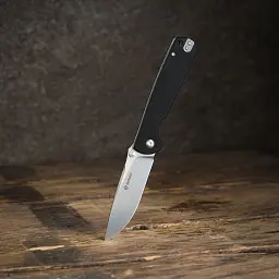 Ніж складаний туристичний Ganzo G6805 (8.6 см) 8Cr14MoV / G10 чорний - мініатюра 7