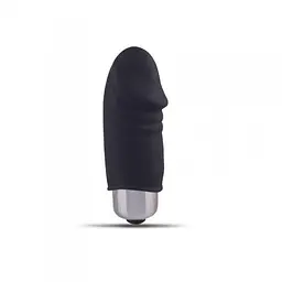 Міні-вібратор Toyz4lovers Mini Finger Fan Real, 6.5 см (чорний)