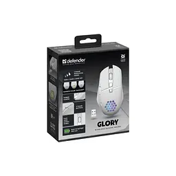 Мишка Defender Glory GM-514 LED Wireless White (52513) - мініатюра 6