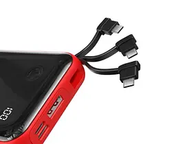 Портативна батарея Powerbank Baseus Xiaomini S Digital Display 3A 10000 mAh With Type-C Cable PPXF-A01 Black - мініатюра 4
