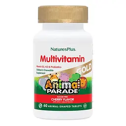 Вітаміни та мінерали NaturesPlus Animal Parade Gold 60 жувальних таблеток Вишня