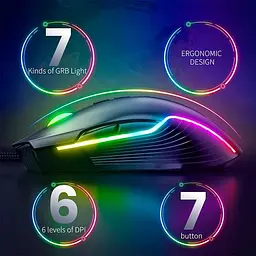 Миша провідна ONIKUMA Gaming CW905 чорна - мініатюра 7