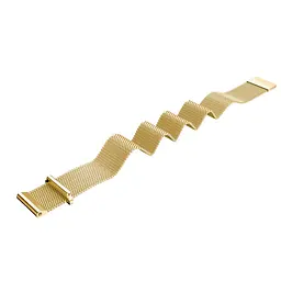 Міланський сітчастий ремінець для годинника Motorola Moto 360 2nd gen (46 мм) Gold - мініатюра 4