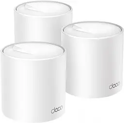 MESH-система TP-Link mesh Deco X50 AX3000 3Pcs White 802.11ax (Deco-X50-3-pack)