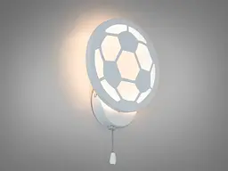 Світильник настінний LED Diasha 8065/1WH "Футбольний м'яч", 17W, білий, акрил, метал, стильний дизайн для інтер'єру - мініатюра 2