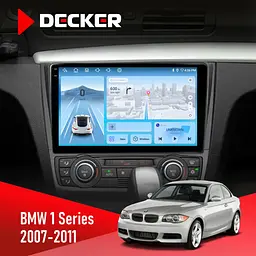Штатна магнітола BMW 1 Series 2007-2011 Climate Decker D9-010 6x128, DSP, 4G, 2K Decker (НФ-00004623)