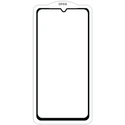 Захисне скло SKLO 5D (тех.пак) для Realme C35 Чорний / Біла підкладка