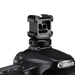Адаптер кронштейн Ulanzi Vijim Metal Triple Cold Shoe Mount UV-2132 PT-12 Black - мініатюра 2