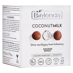 Кокосовий крем Bielenda Coconut Milk Strongly Moisturizing Coconut Cream зволожуючий 50 мл - мініатюра 2