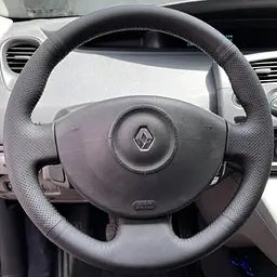 Чохол Обплетення Керма для Renault Megane II / Scenic II 2003-2009 Шкіра (Модельна Викрійка) №48