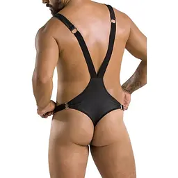Чоловічий боді Passion 028 Body Harry black L/XL - мініатюра 2