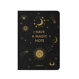 Блокнот у клітинку «I HAVE A MAGIC NOTE» чорний