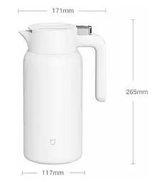 Термос MiJia Thermos Pot 1.8L MJBWH01PL White - мініатюра 7