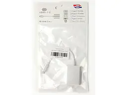 Кабель-перехідник PowerPlant HDMI female - USB Type-C, 0.15м (KD00AS1272) - мініатюра 4