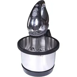 Міксер стаціонарний Haeger HG-6628 на 3 швидкості 2 насадки 300 Вт нержавіюча сталь (HG-6628_693) - мініатюра 2