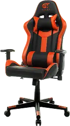 Геймерське крісло GT Racer чорне з помаранчевим (X-2527 Black/Orange) - мініатюра 4