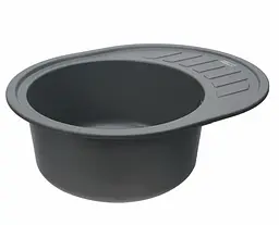 Кухонна мийка Platinum  6250 SOUL матова Сірий мусон (SP000025095) - мініатюра 3