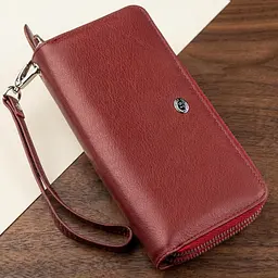 Багатофункціональний гаманець-клатч ST Leather 18868 червоний - мініатюра 1