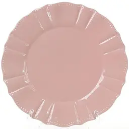 Набір 6 обідніх тарілок Leeds Ceramics SUN, кам'яна кераміка BonaDi Ø26х2 см kuh0007028