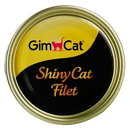 Вологий корм для котів GimCat ShinyCat Filet, з куркою та креветкою, 70 г - мініатюра 2
