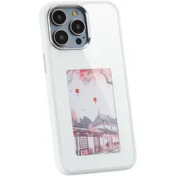 Чохол Ink Show E-ink Screen Case для Apple iPhone 14 Pro Max White [105293] - мініатюра 2
