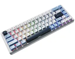 Механічна ігрова клавіатура Ajazz AK-680-MAX Magnetic Switch RGB USB White - мініатюра 2