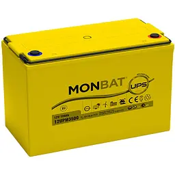 Акумулятор Monbat AGM 12V (12V/100Ah/1200Wh) (12UPM3500) [114113] - мініатюра 1
