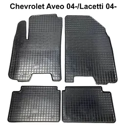 Автомобільні килимки в салон для Chevrolet Aveo 04- / Lacetti 04- - мініатюра 3