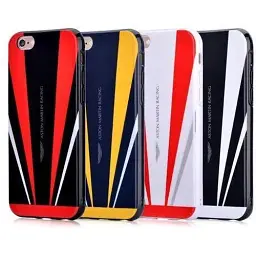 Чохол-накладка Aston Martin для iPhone 6 6 6s шкіряний чорний - мініатюра 3