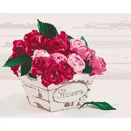 Картина за номерами Ideyka Flower's box 40x50 см Різнокольоровий (PM-194-K-465)