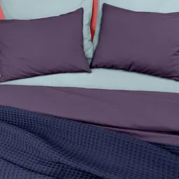Плед-покривало Cosas Greek Waffle Denim вафельне 110х140 см (Blanket_66Denim_GreekWaffle_110x140) - мініатюра 2