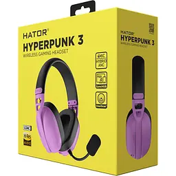 Ігрові навушники Hator Hyperpunk 3 Wireless Cyber Violet (ESH19) [141197] - мініатюра 8