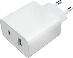 Блок живлення Xiaomi Mi 33 W Wall Charger 2 виходи (Type-A+Type-C) швидкий зарядний адаптер