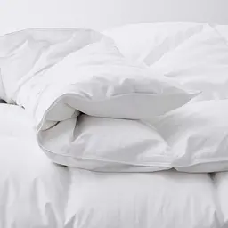 Дитяча ковдра Cosas сатинова 4 сезони 110х140 см Snow біла (Quilt_110х140_DSeason_Viscose_StrSatin-White) - мініатюра 5