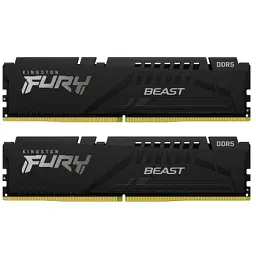 Модуль пам'яті для комп'ютера DDR5 32GB (2x16GB) 6800 MHz Beast Black EXPO Kingston Fury (ex.HyperX) (KF568C34BBEK2-32) - мініатюра 1