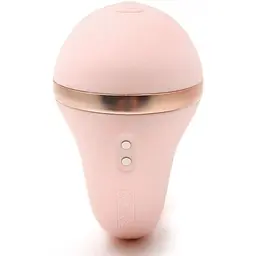 Вакуумний вібратор KisToy Tina Mini Light Pink - мініатюра 6