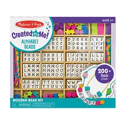 Набір для творчості Melissa & Doug Набір намистин Алфавіт (MD13774)