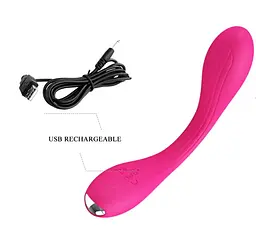 Вібратор PRETTY LOVE YEDDA USB 12 Function PRETTY LOVE BI-014710-1 100141 - мініатюра 3